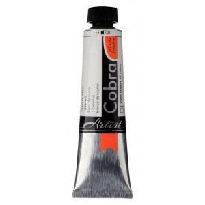 ΛΑΔΙ COBRA 40ml 105 Titanium White WATER-MIXABLE OIL ΛΑΔΙ COBRA 40ml 105 Titanium White WATER-MIXABLE OIL