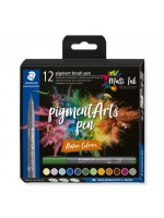 ΣΕΤ ΜΑΡΚΑΔΟΡΟΙ PIGMENT BRUSH PEN NATURE COLOURS 12 ΧΡΩΜΑΤΑ