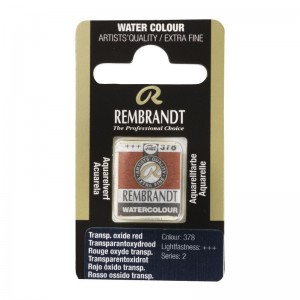 ΠΑΣΤΙΛΙΕΣ ΑΚΟΥΑΡΕΛΑΣ REMBRANDT S1 378 Transparent Oxide Red ΠΑΣΤΙΛΙΕΣ ΑΚΟΥΑΡΕΛΑΣ REMBRANDT S1 378 Transparent Oxide Red