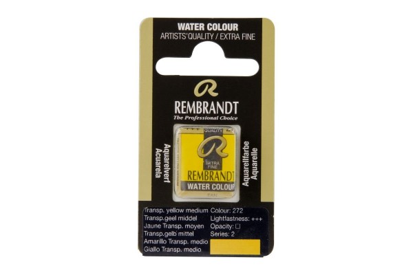 ΠΑΣΤΙΛΙΕΣ ΑΚΟΥΑΡΕΛΑΣ REMBRANDT S1 272 Transparent Yellow Medium
