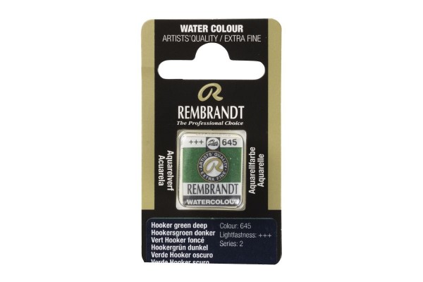 ΠΑΣΤΙΛΙΕΣ ΑΚΟΥΑΡΕΛΑΣ REMBRANDT S1 645 Hooker Green Deep