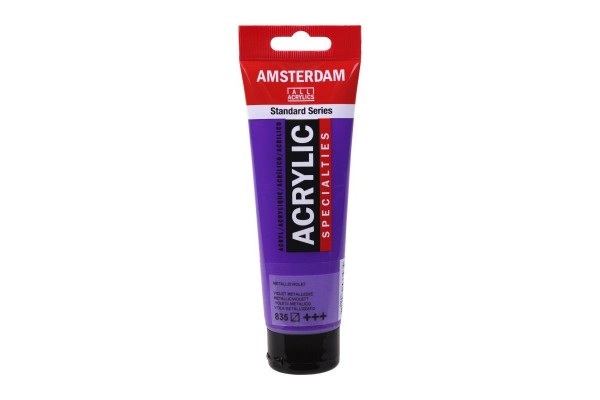 ΑΚΡΥΛΙΚΟ ΜΕΤΑΛΛΙΚΟ AMSTERDAM 120ml No.835 Metallic Violet