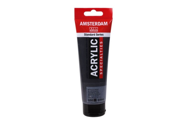 ΑΚΡΥΛΙΚΟ ΜΕΤΑΛΛΙΚΟ AMSTERDAM 120ml No.850 Metallic Black