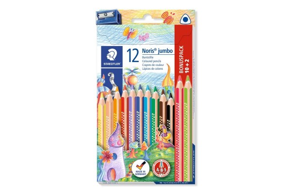 ΣΕΤ ΞΥΛΟΜΠΟΓΙΑΣ JUMBO NORIS CLUB STAEDTLER 12ΤΕΜ