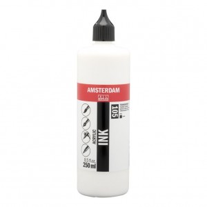 ΜΕΛΑΝΙ INK AMSTERDAM 250ml 105 TITANIUM WHITE ΜΕΛΑΝΙ INK AMSTERDAM 250ml 105 TITANIUM WHITE