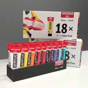 ΣΕΤ ΑΚΡΥΛΙΚΑ AMSTERDAM 18TEMx120ml Value Pack