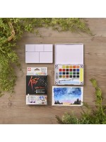 ΣΕΤ WATERCOLOURS 24 ΧΡΩΜΑΤΑ+ΑΞΕΣΟΥΑΡ+ΠΕΡΛΕ ΕΦΕ KOI SAKURA