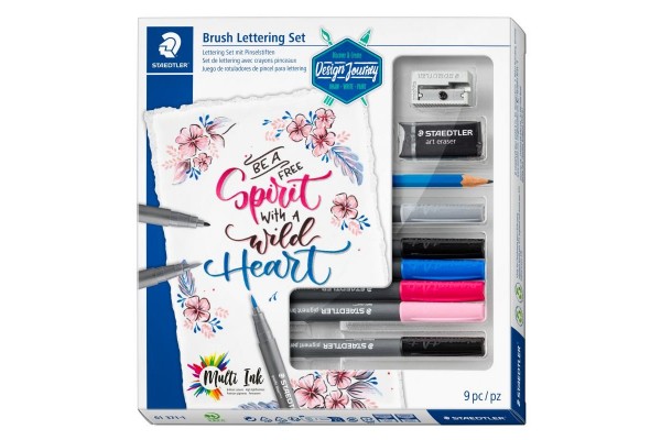 ΣΕΤ BRUSH LETTERING STAEDTLER 9ΤΕΜ