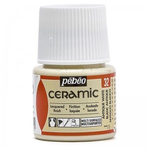 ΣΜΑΛΤΟ CERAMIC Antique White 45ml PEBEO ΣΜΑΛΤΟ CERAMIC Antique White 45ml PEBEO