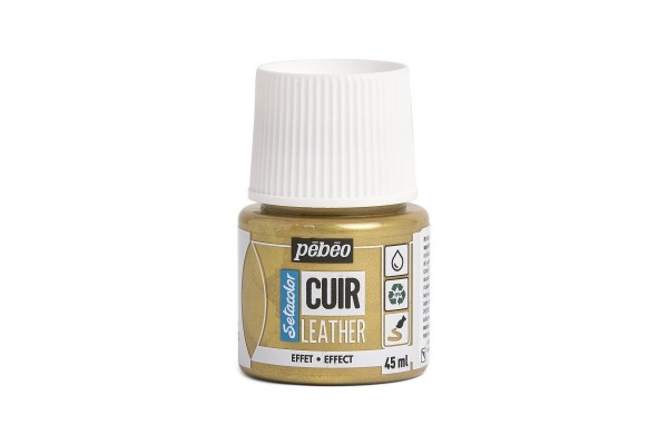ΧΡΩΜΑ ΓΙΑ ΔΕΡΜΑΤΑ Metal Gold SETACOLOR LEATHER 45ml