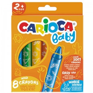 ΚΗΡΟΜΠΟΓΙΕΣ CARIOCA BABY JUMBO 8 χρωμ. ΚΗΡΟΜΠΟΓΙΕΣ CARIOCA BABY JUMBO 8 χρωμ.