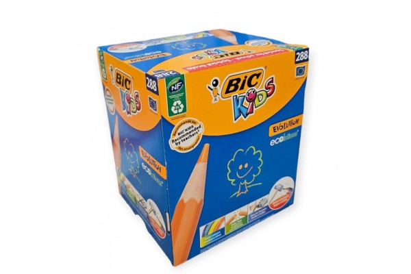 ΣΕΤ ΞΥΛΟΜΠΟΓΙΕΣ ΣΕ ΚΟΥΤΙ BIC KIDS EVOLUTION 288 ΤΕΜΑΧΙΑ