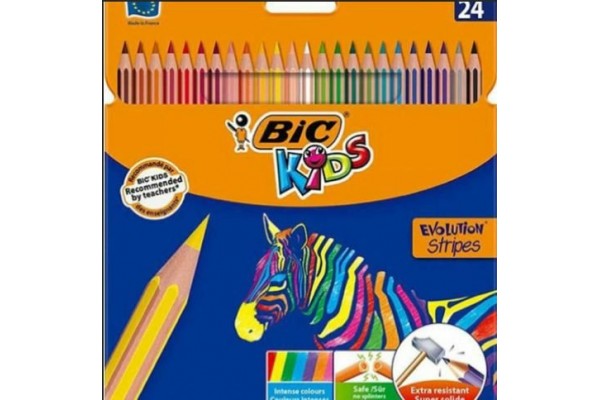 ΣΕΤ ΞΥΛΟΜΠΟΓΙΕΣ KIDS 24 ΧΡΩΜΑΤΑ BIC