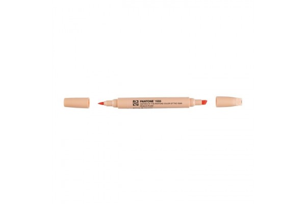ΜΑΡΚΑΔΟΡΟΣ PANTONE ΜΕ ΔΙΠΛΗ ΜΥΤΗ COLOR OF THE YEAR 2024 PEACH FUZZ