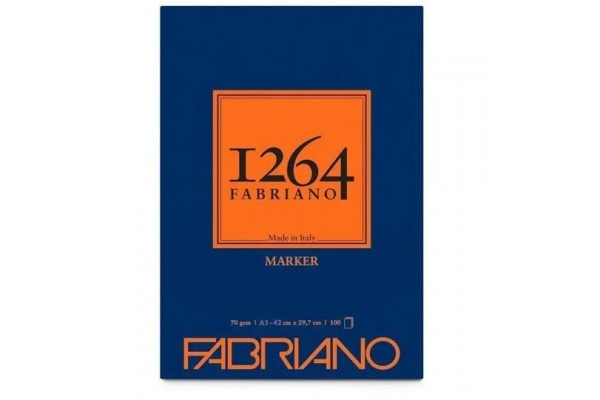 ΜΠΛΟΚ ΔΕΜΕΝΟ Α3  F-1264 70GR  MARKER 100Φ FABRIANO