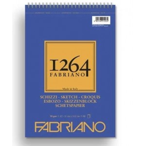 ΜΠΛΟΚ ΣΠΙΡΑΛ A5 F-1264 90GR SKETCH 60Φ FABRIANO ΜΠΛΟΚ ΣΠΙΡΑΛ A5 F-1264 90GR SKETCH 60Φ FABRIANO