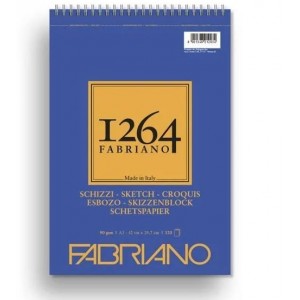 ΜΠΛΟΚ ΣΠΙΡΑΛ A3 F-1264 90GR SKETCH 120Φ FABRIANO ΜΠΛΟΚ ΣΠΙΡΑΛ A3 F-1264 90GR SKETCH 120Φ FABRIANO