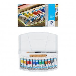 ΣΕΤ WATERCOLOUR ΣΩΛΗΝΑΡΙΑ ΣΕ ΠΛΑΣΤΙΚΗ ΘΗΚΗ VAN GOGH 12ΤΕΜx10ml