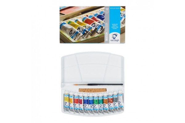 ΣΕΤ WATERCOLOUR ΣΩΛΗΝΑΡΙΑ ΣΕ ΠΛΑΣΤΙΚΗ ΘΗΚΗ VAN GOGH 12ΤΕΜx10ml