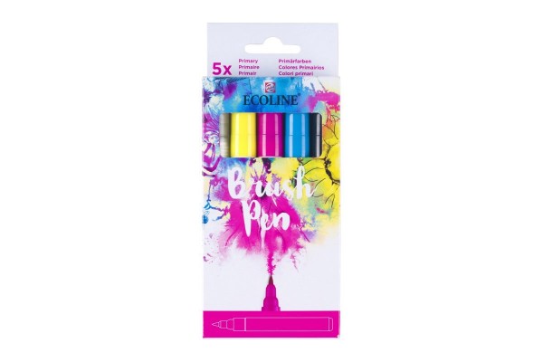 ΣΕΤ ECOLINE BRUSHPEN ROYAL TALENS 5ΤΕΜ Primary