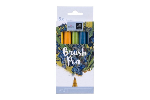 ΣΕΤ ECOLINE x VAN GOGH MUSEUM BRUSH PENS ROYAL 5ΤΕΜ