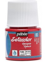 ΧΡΩΜΑ ΥΦΑΣΜΑΤΟΣ Red SETACOLOR OPAQUE 45ml