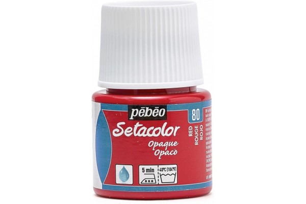 ΧΡΩΜΑ ΥΦΑΣΜΑΤΟΣ Red SETACOLOR OPAQUE 45ml