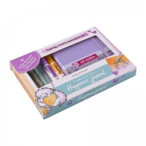 HAPPINESS JOURNAL SET-Δημιουργικό Σετ Ημερολογίου