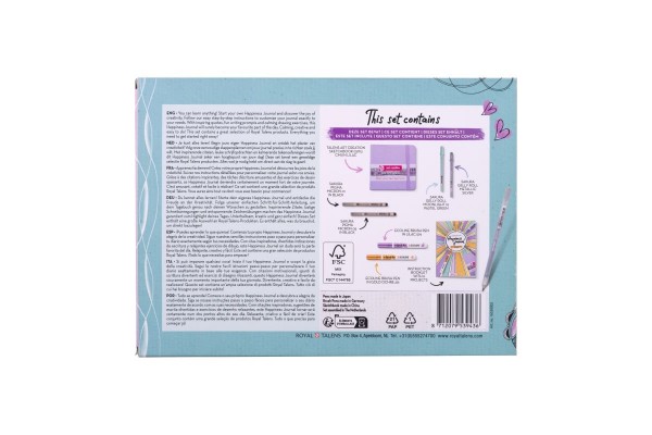 HAPPINESS JOURNAL SET-Δημιουργικό Σετ Ημερολογίου