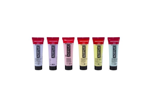 ΣΕΤ ΑΚΡΥΛΙΚΑ AMSTERDAM  6x20ml Pastel set