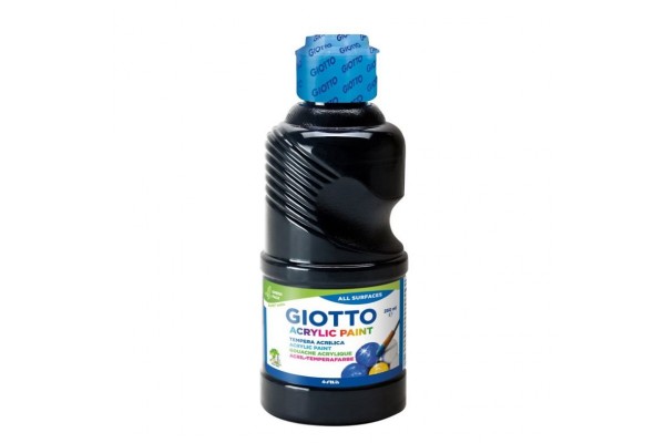 ΑΚΡΥΛΙΚΗ ΤΕΜΠΕΡΑ ΜΑΥΡΗ 250ML GIOTTO