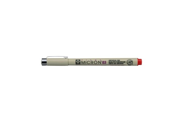 ΜΑΡΚΑΔOΡΟΣ SAKURA  MICRON 03  ΚΟΚΚΙΝΟ PIGMA