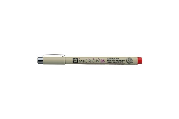 ΜΑΡΚΑΔOΡΟΣ SAKURA  MICRON 05  ΚΟΚΚΙΝΟ PIGMA