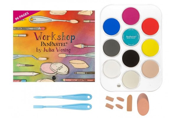 10 - JULIA WONING WITH BOOK, SOFFT TOOLS AND PALETTE TRAY SE PANPASTEL