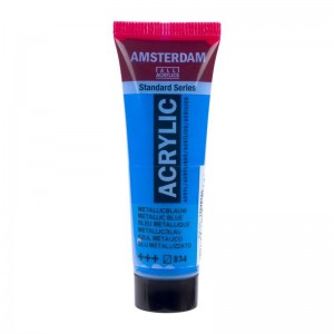 ΑΚΡΥΛΙΚΟ AMSTERDAM 20ml 834 Metallic Blue