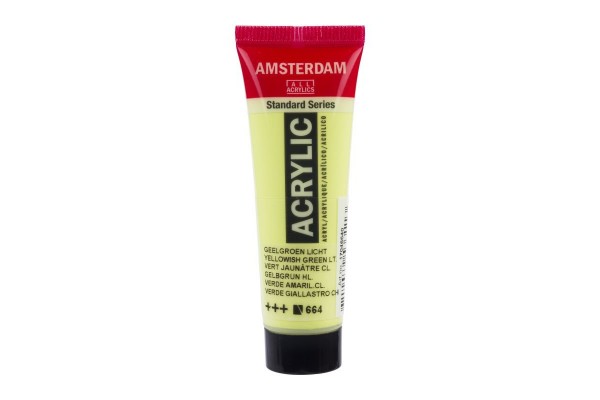ΑΚΡΥΛΙΚΟ AMSTERDAM 20ml 664 Yellowish Green Light
