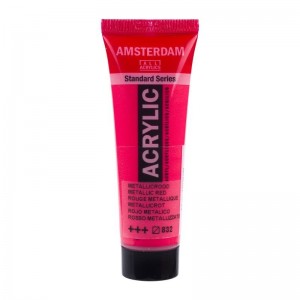 ΑΚΡΥΛΙΚΟ AMSTERDAM 20ml 832 Metallic Red