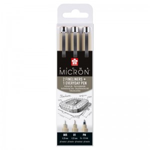 ΜΑΡΚΑΔΟΡΟΣ PIGMA MICRON SET 3 URBAN#