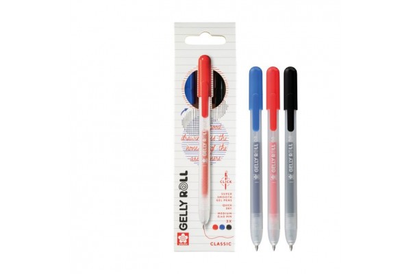 ΜΑΡΚΑΔΟΡΟΙ GELLY ROLL RETRO CLASSIC SET 3 (Red-Blue-Black)