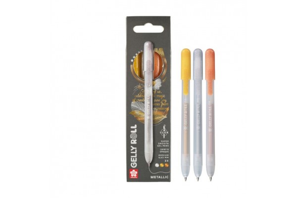 ΜΑΡΚΑΔΟΡΟΙ GELLY ROLL RETRO METALLIC  SET 3 (Silver-Gold-Copper)