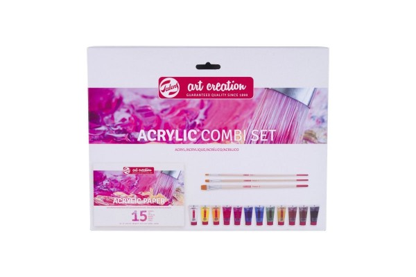 TALENS ART CREATION ACRYLIC COMBISET WITH PAPER