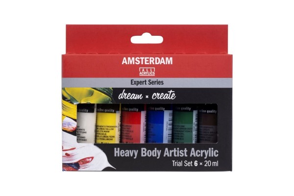 AMSTERDAM EXPERT SERIES ACRYLICS TRIAL SET 6x20ml