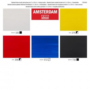 ΣΕΤ ΑΚΡΥΛΙΚΑ AMSTERDAM 5x120ml & 3 ΑΚΡΟΦΥΣΙΑ