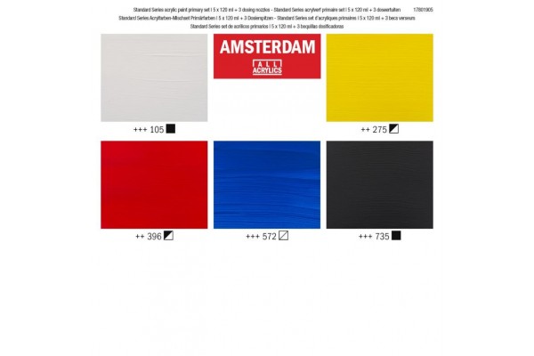 ΣΕΤ ΑΚΡΥΛΙΚΑ AMSTERDAM 5x120ml & 3 ΑΚΡΟΦΥΣΙΑ