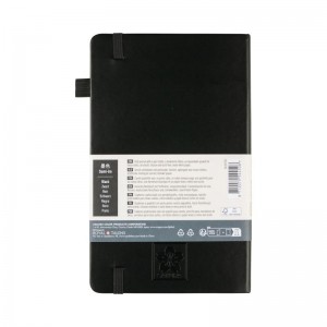 ΜΠΛΟΚ 13x21 Black SQUARED ΜΕ ΛΑΣΤΙΧΟ SAKURA 80 ΦΥΛΛΑ