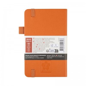 ΜΠΛΟΚ 9x14 Amber ΡΙΓΕ ΜΕ ΛΑΣΤΙΧΟ SAKURA 80 ΦΥΛΛΑ