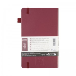 ΜΠΛΟΚ 13x21 Mulberry ΡΙΓΕ ΜΕ ΛΑΣΤΙΧΟ SAKURA 80 ΦΥΛΛΑ