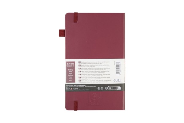 ΜΠΛΟΚ 13x21 Mulberry ΡΙΓΕ ΜΕ ΛΑΣΤΙΧΟ SAKURA 80 ΦΥΛΛΑ