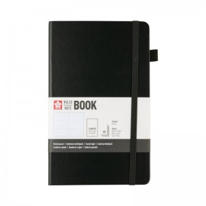 ΜΠΛΟΚ 13x21 Black ΡΙΓΕ ΜΕ ΛΑΣΤΙΧΟ SAKURA 80 ΦΥΛΛΑ