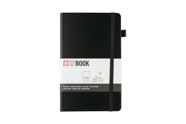 ΜΠΛΟΚ 13x21 Black ΡΙΓΕ ΜΕ ΛΑΣΤΙΧΟ SAKURA 80 ΦΥΛΛΑ
